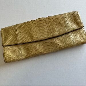 PRIMARY NEW YORK PYTHON SNAKESKIN
FOLDED FLAP CLUTCH BAG
HANDBAG LADIES